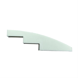 Slope, Curved 4 x 1, Part# 61678 Part LEGO® White