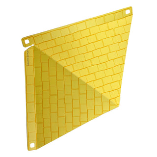 Plastic - Bright Light Yellow Roof with Shingles Pattern, Part# 5940pls05