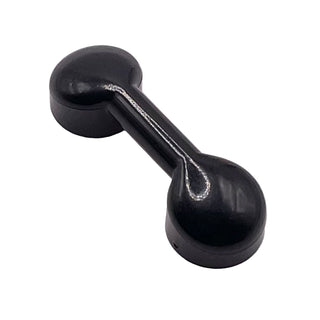 Bar 1 x 3 with 2 Stud Receptacles (Radio Handle / Telephone Handset), Part# 6190 Part LEGO® Black