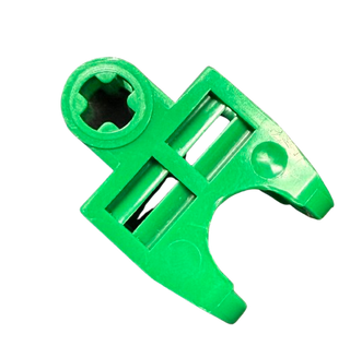 Technic, Axle Connector 2 x 3 with Ball Joint Socket - Open Sides, Angled Forks with Closed Axle Holes, Part# 32174 Part LEGO® Green Like New