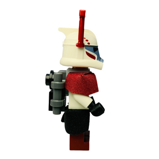 Clone ARC Trooper Hammer, Rancor Battalion (Phase 1) - Dark Red Pauldron, Black Kama, Large Eyes, sw0377 Minifigure LEGO®