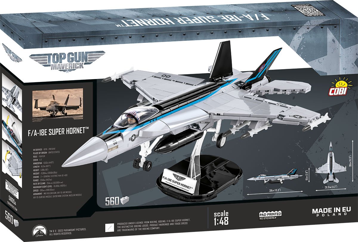 COBI TOP GUN F/A-18E Super Hornet Jet, Version 2: Set #5805A