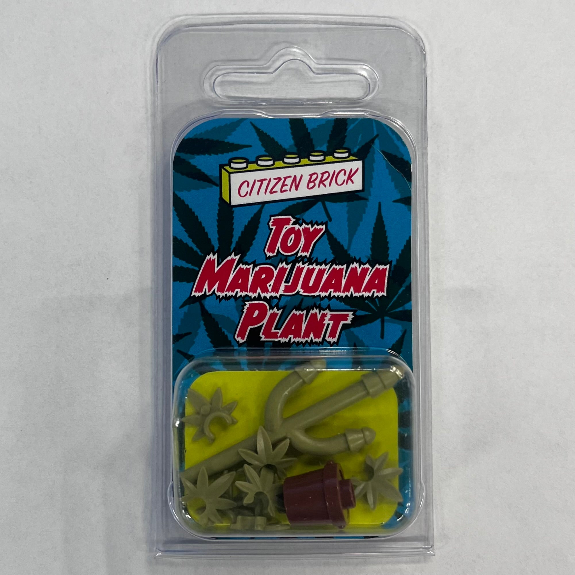 置物 addictive of green Toy Marijuana Plant Custom Accessory – United Brick Co®