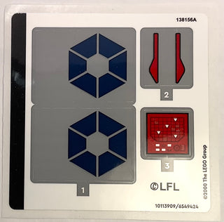 Sticker Sheet for Set Battle of Felucia Separatist MTT, 75435 - (10113909/6549424), Part# 75435stk01