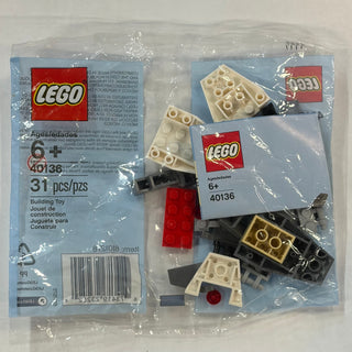Monthly Mini Model Build Set - 2015 11 November, Shark polybag, 40136 Building Kit LEGO®