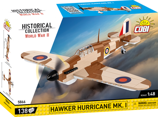 COBI Hawker Hurricane MK. I Fighter 1:48 : Set #5866 Cobi Kit Cobi Toys
