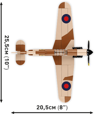 COBI Hawker Hurricane MK. I Fighter 1:48 : Set #5866 Cobi Kit Cobi Toys