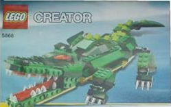 5868-Ferocious Creatures - INSTRUCTIONS ONLY Instructions LEGO® Slightly Used Book 1