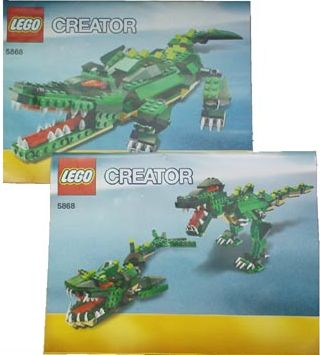 5868-Ferocious Creatures - INSTRUCTIONS ONLY Instructions LEGO®