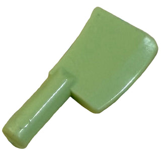 Minifigure, Utensil Cleaver Part #98369 Part LEGO® Yelllowish Green