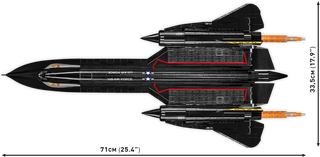 COBI EXECUTIVE EDITION Lockheed SR-71 Blackbird : Set #5890 Cobi Kit Cobi Toys