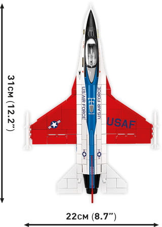 COBI F-16 (YF-16) First Flight Edition 1974 Fighter : Set #5892 Cobi Kit Cobi Toys