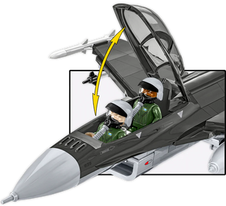 F-16 D Fighting Falcon USAF Fighter: COBI Set #5914 Building Kit Cobi Toys