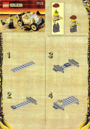 5918-Scorpion Tracker - INSTRUCTIONS ONLY Instructions LEGO®