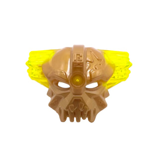 Bionicle Mask of Control with Marbled Trans-Neon Green Pattern, Part# 25532pb01 Part LEGO®