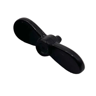 LEGO® Minifigure Propeller 2 Blade Twisted Tiny with Small Pin, Part# 54568 Part LEGO® Black