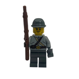 Confederate Army Civil War Soldier Custom Minifigure, BB29