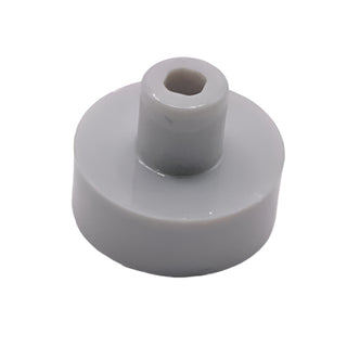 Tile Round 1x1 with Bar and Pin Holder, Part# 20482 Part LEGO® Light Bluish Gray