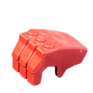 Hand Gorilla Fist (fits Minifigure Hand), Part# 11092 Part LEGO® Dark Red