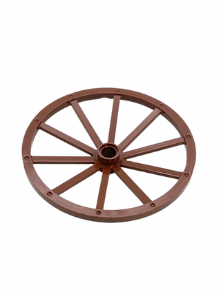 Wheel Wagon 56mm Part# 33212 Part LEGO® Reddish Brown