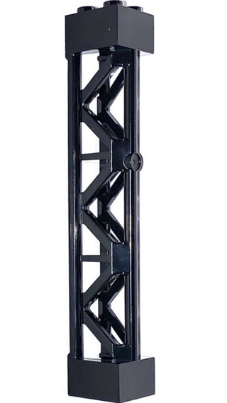 Support 2x2x10 Girder Triangular Vertical Type 4, Part# 95347 Part LEGO® Black  