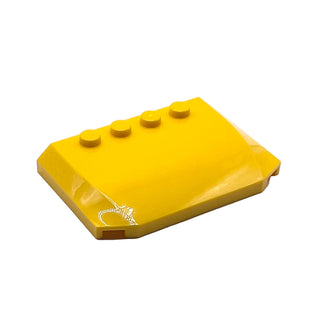 Wedge 4 x 6 x 2/3 Triple Curved, Part# 52031 Part LEGO® Yellow