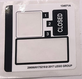 Sticker Sheet for Set Catwoman Catcycle Chase, 70902 - (29698/6175216), Part# 70902stk01 Part LEGO® Missing Two (Only One) Sticker