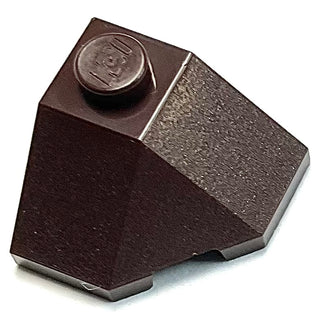 Wedge 2 x 2 (Slope 45 Corner), Part# 13548 Part LEGO® Dark Brown