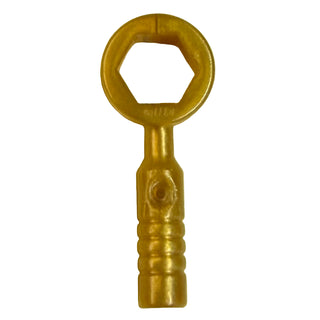 Minifigure Utensil Tool Box Wrench - 3-Rib Handle Part#11402i Part LEGO® Pearl Gold