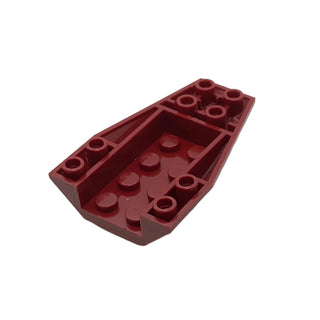 Wedge 6x4 Triple Inverted Curved, Part# 43713 Part LEGO® Dark Red