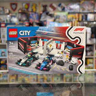 F1® Garage & Mercedes-AMG & Alpine Cars, 60444 - LEGO® City Set