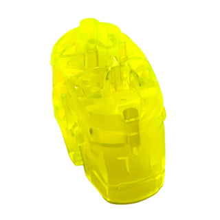 Bionicle Head Connector Block (Glatorian), Part# 64262 Part LEGO® Trans-Neon Green