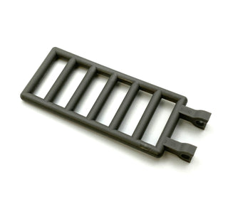 Bar, Ladder 7x3 with Two Clips, Part# 6020 Part LEGO® Dark Gray  