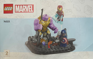 76323 - Avengers: Endgame Final Battle - INSTRUCTIONS ONLY Instructions LEGO® Slightly Used Book 2