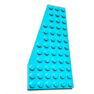 Wedge, Plate 12 x 6 Left, Part# 30355 Part LEGO® Medium Azure