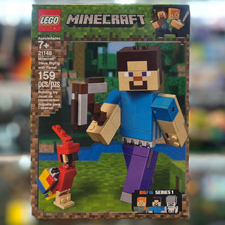Minecraft Steve BigFig with Parrot, 21148 - LEGO® Minecraft Set