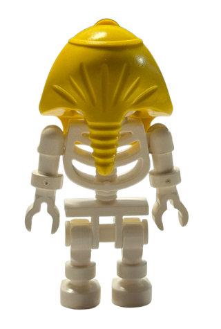 Skeleton with Standard Skull, Yellow Mummy Headdress with Pattern, gen006 - LEGO® Adventurers Minifigure