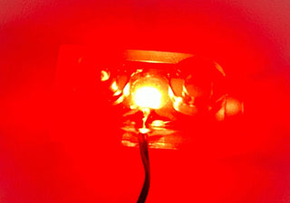 1x2 LED Light-up Plate, USB Powered, LS1x2P Custom Parts United Brick Co® Red