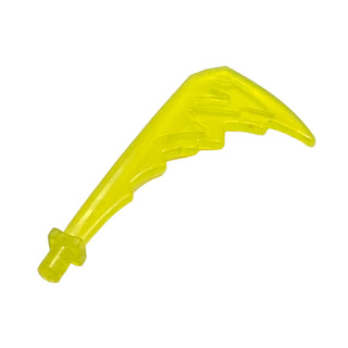 Minifigure, Weapon Katana with Trailing Energy Effect Part# 73766d Part LEGO® Trans-Neon Green
