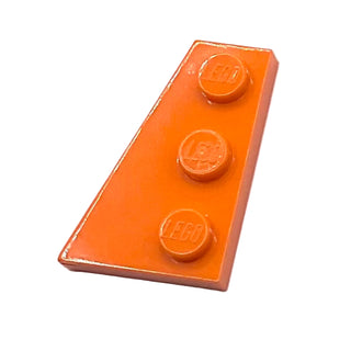 Wedge, Plate 3 x 2 Left, Part# 43723 Part LEGO® Orange
