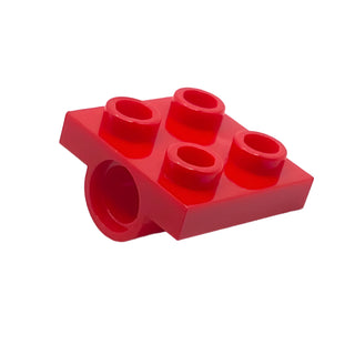 Plate, Modified 2x2 with Pin Hole, Part# 2444 Part LEGO® Red