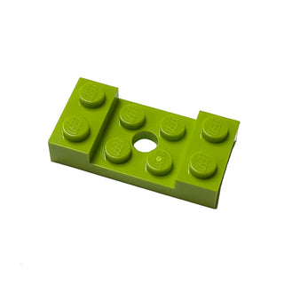 Vehicle, Mudguard 2 x 4 with Arch Studded with Hole, Part# 60212 Part LEGO® Lime