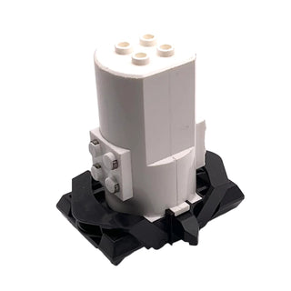 Monorail Motor 9V with Short Couplings, Part# 2684c01a Part LEGO® White Very Good