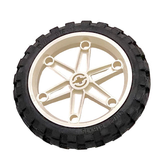 Wheel 61.6mm D. x 13.6mm Motorcycle, with Black Tire 81.6 x 15 Motorcycle (2903 / 2902), Part# 2903c01