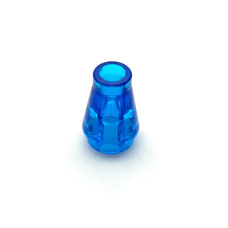 Cone 1x1, Part# 4589 Part LEGO® Trans-Dark Blue  