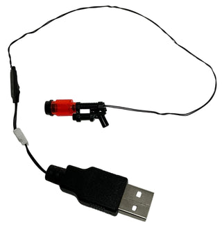 Toxikita Pistol w/ Flashing LED Lights, USB & DIY System, LW-70169, LW-70163 Custom Parts United Brick Co®