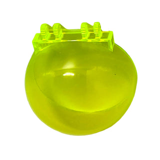 Windscreen 6 x 6 x 3 Canopy Half Sphere with Dual 2 Fingers, Part# 50747 Part LEGO® Trans-Neon Green