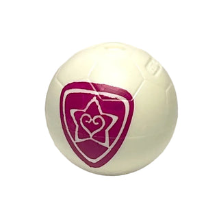 Soccer Ball with Heart and Star Pattern, Part# x45pb06