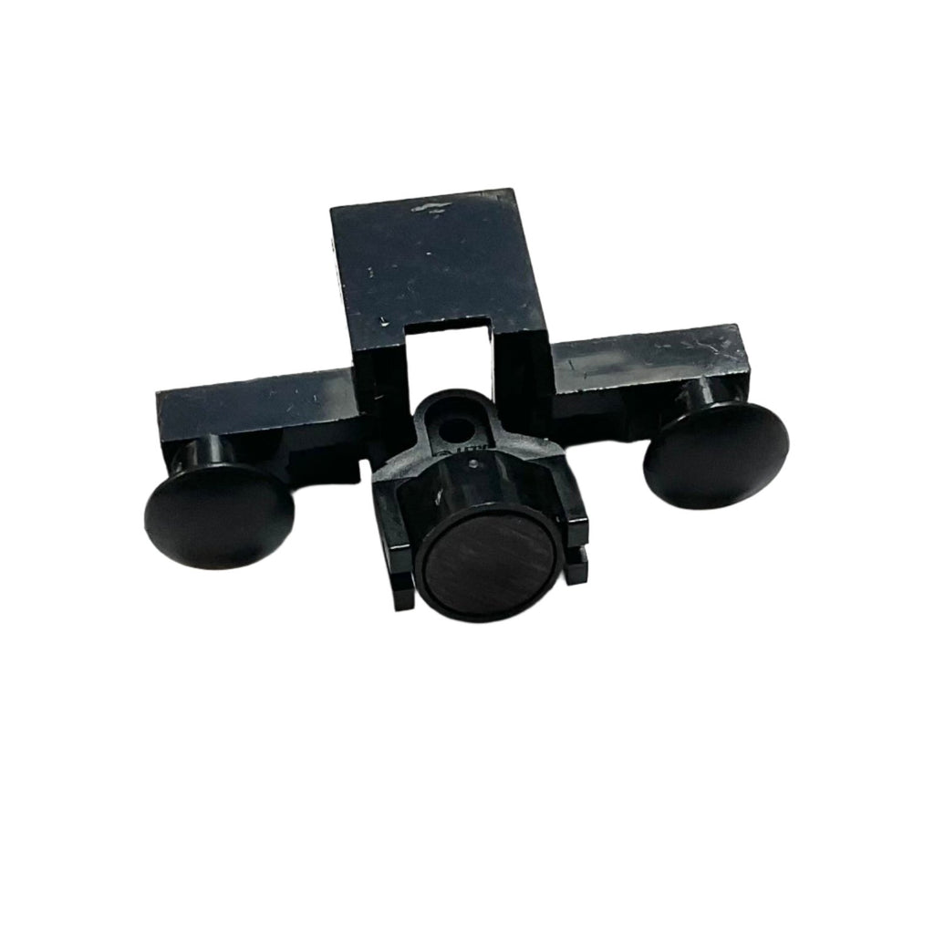 Train Buffer Beam with Black Train Coupling and Black Magnet Cylindric ...