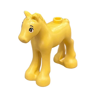Horse, Baby Foal with Dark Orange Eyes, 11241pb11 - LEGO® Friends Animal